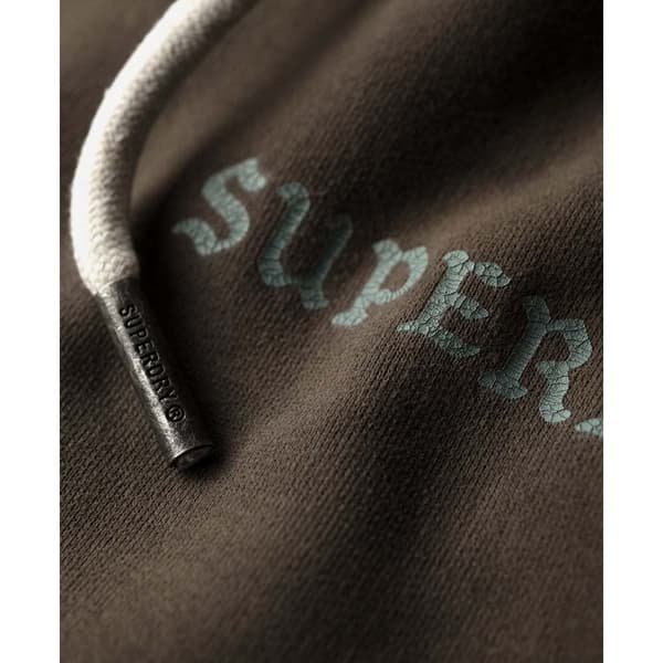 Superdry Tattoo Graphic Huvtröja Brun XL Man