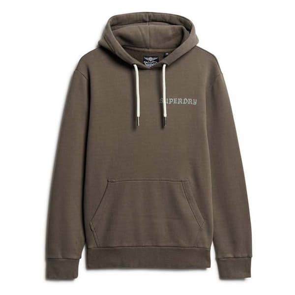 Superdry Tattoo Graphic Huvtröja Brun XL Man