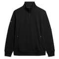 Miniatyrbillede 1 af 2: Superdry Tech Halv Lynlås Sweatshirt Sort L Mand