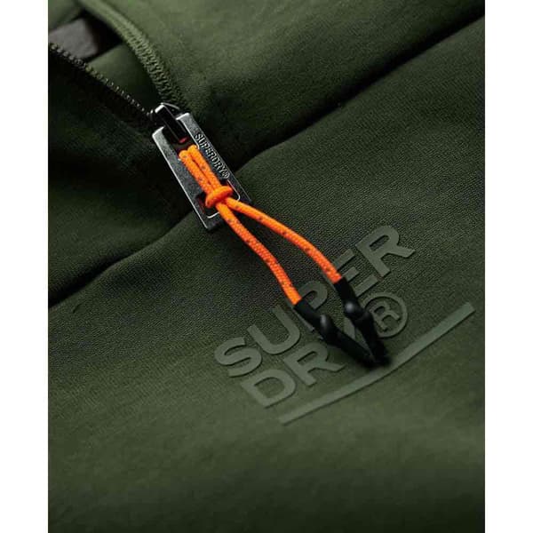Superdry Tech Tröja Med Halv Dragkedja Grönt L Man