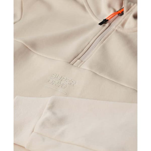 Superdry Tech Tröja Med Halv Dragkedja Beige XL Man