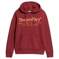 Miniatyrbild 1 av 3: Superdry Tonal Venue Logo Huvtröja Röd L Man