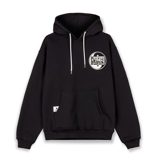 Grimey Hijacker Heavyweight Vintage Huppari Musta XS Mies