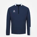 Miniatyrbillede 3 af 5: Le Coq Sportif 2220026 N°1 Training Halv Lynlås Sweatshirt Blå 4XL Mand