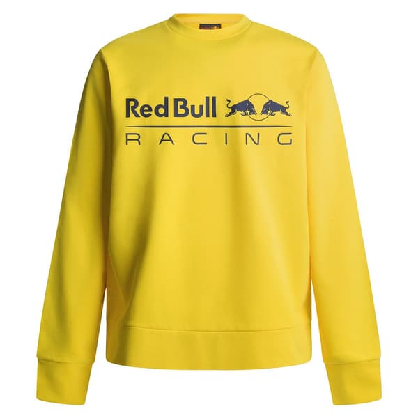 Red Bull Racing Team Logo Crew Tröja Gul L Man