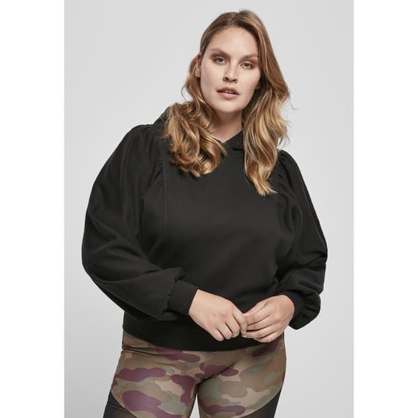 Urban Classics Organic Gathering Hoody Sweatshirt Sort 5XL Mand