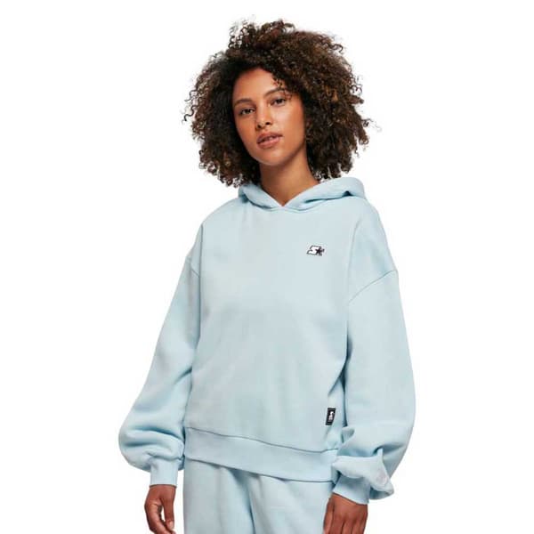 Starter Black Label Essential Oversized Hættetrøje Blå S Kvinde