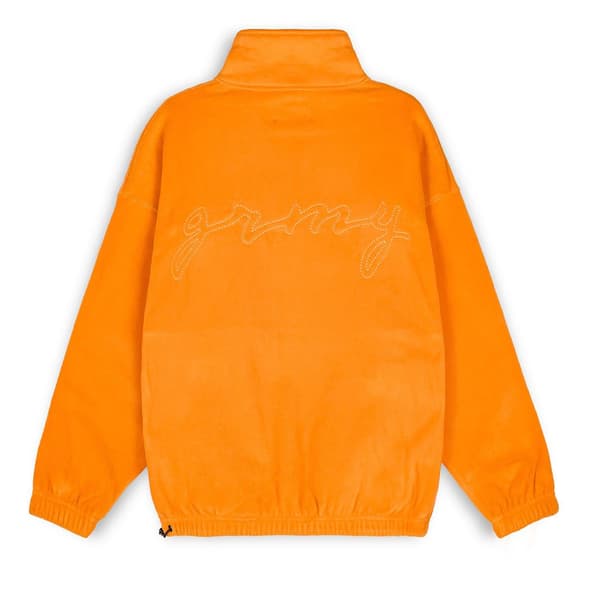 Grimey Iam Polar Halv Lynlås Sweatshirt Orange 2XL Mand