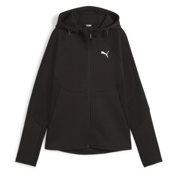Puma Evostripe Sweatshirt Med Lynlås Sort S Kvinde