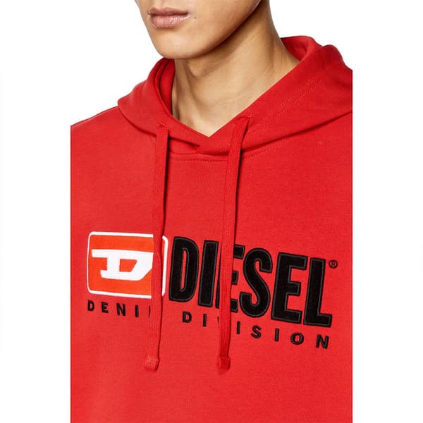 Diesel Ginn Tröja Med Huva Röd M Man
