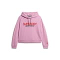 Miniatyrbild 3 av 6: Superdry Sportswear Logo Boxy Tröja Med Huva Rosa S Kvinna