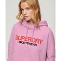 Miniatyrbild 5 av 6: Superdry Sportswear Logo Boxy Tröja Med Huva Rosa S Kvinna