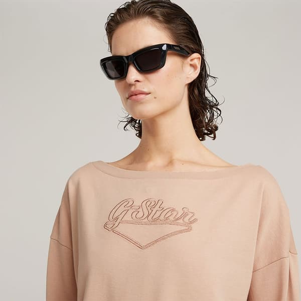 G-star D24579-a970 Sweatshirt Beige S Kvinde