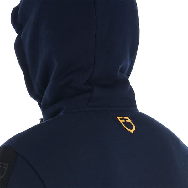 Equestro Inside Fleece Sweatshirt Med Dragkedja Blå S Man