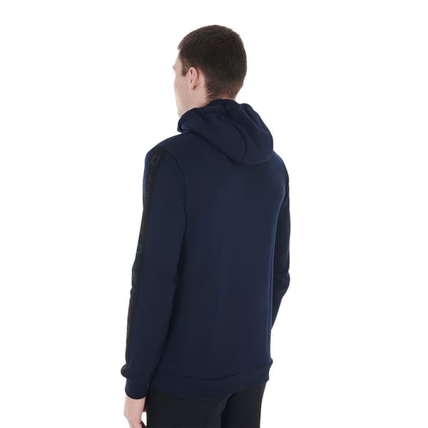 Equestro Inside Fleece Sweatshirt Med Dragkedja Blå S Man