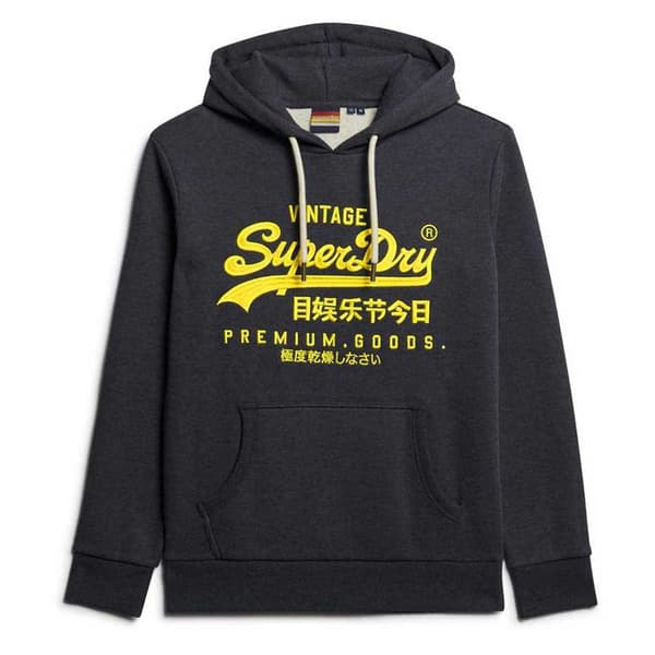 Superdry Neon Vl Graphic Huvtröja Svart L Man