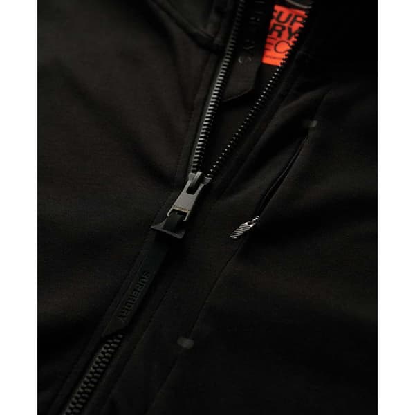 Superdry Tech Logo Sweatshirt Med Dragkedja Svart L Man
