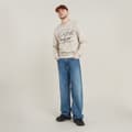 Miniatyrbillede 2 af 4: G-star Circle Sweatshirt Beige S Mand