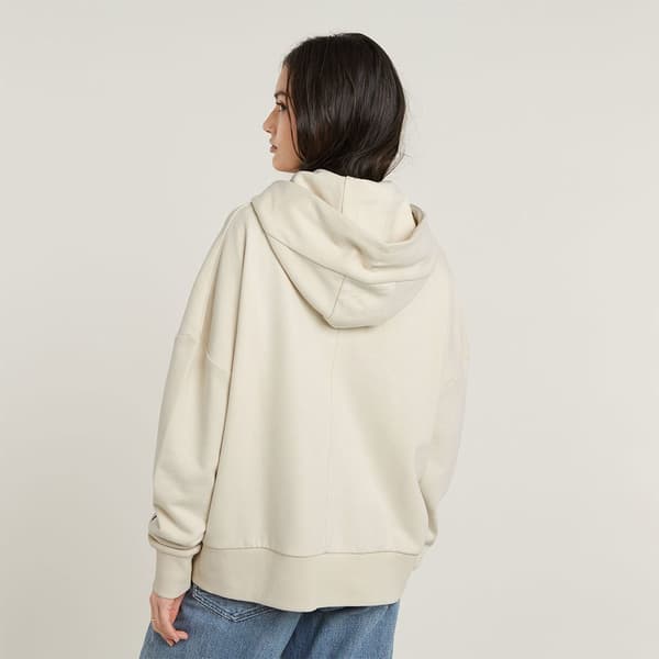G-star Embro Print Huvtröja Beige M Kvinna