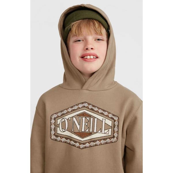 O´neill Front Print Huvtröja Brun 7-8 Years Pojke