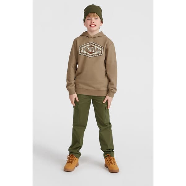 O´neill Front Print Huvtröja Brun 7-8 Years Pojke