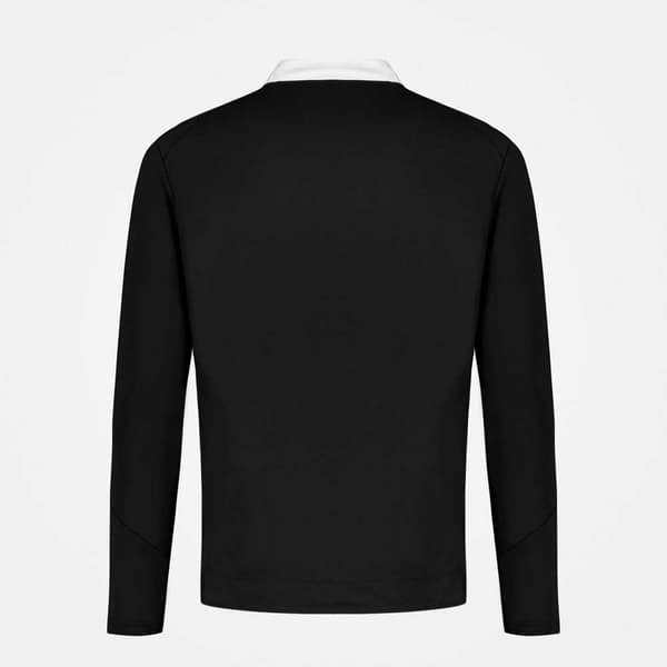 Le Coq Sportif 2220031 N°2 Training Sweatshirt Med Lynlås Sort S Mand