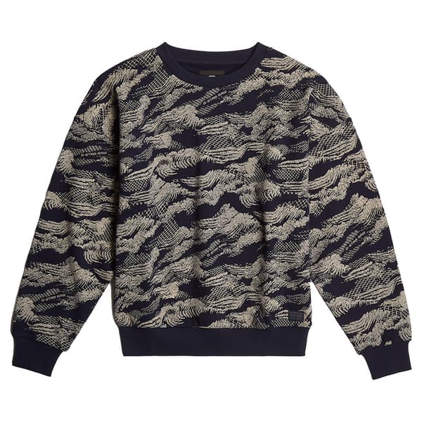 G-star Lace Aop Loose Tröja Blå L Kvinna