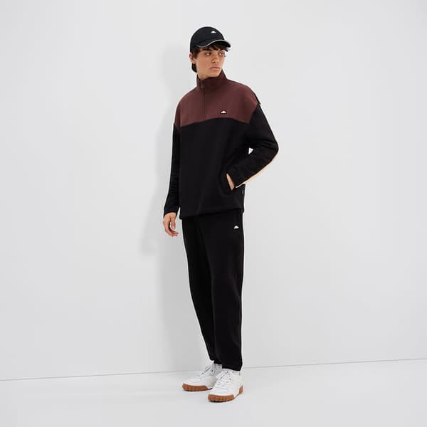 Ellesse Ineralo Tröja Med Halv Dragkedja Svart M Man