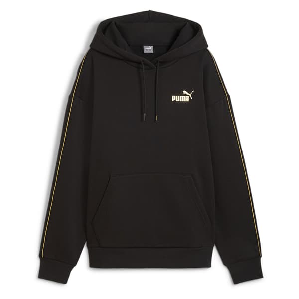 Puma Ess Tape Minimal Gold Huvtröja Svart M Kvinna