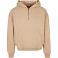 Miniatyrbillede 1 af 3: Urban Classics Boxy Sweatshirt Med Lynlås Beige 4XL Mand