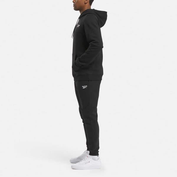 Reebok Identity Small Logo Tröja Med Huva Svart M Man