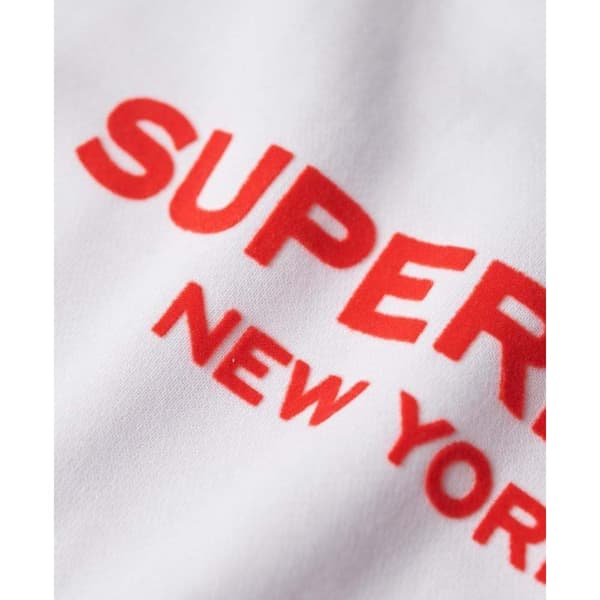 Superdry Sport Luxe Loose Huppari Valkoinen S Nainen