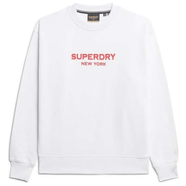 Superdry Sport Luxe Loose Huppari Valkoinen S Nainen