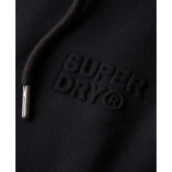 Superdry Sportswear Emboloose Tröja Med Huva Svart XL Man