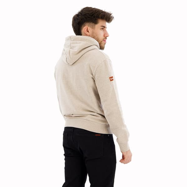 Superdry Workwear Flock Graphic Tröja Med Huva Beige XL Man