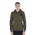 Miniatyrbild 1 av 3: Equestro Inside Fleece Sweatshirt Med Dragkedja Grönt S Man