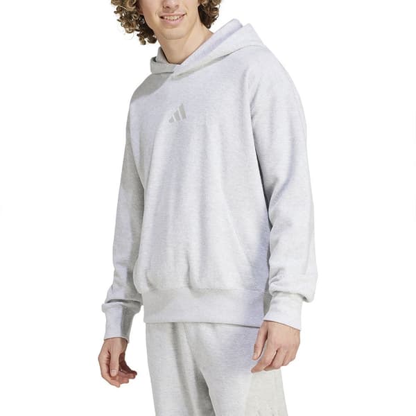 Adidas Elevated All Szn Terry Loop Tröja Med Huva Grå S / Regular Man