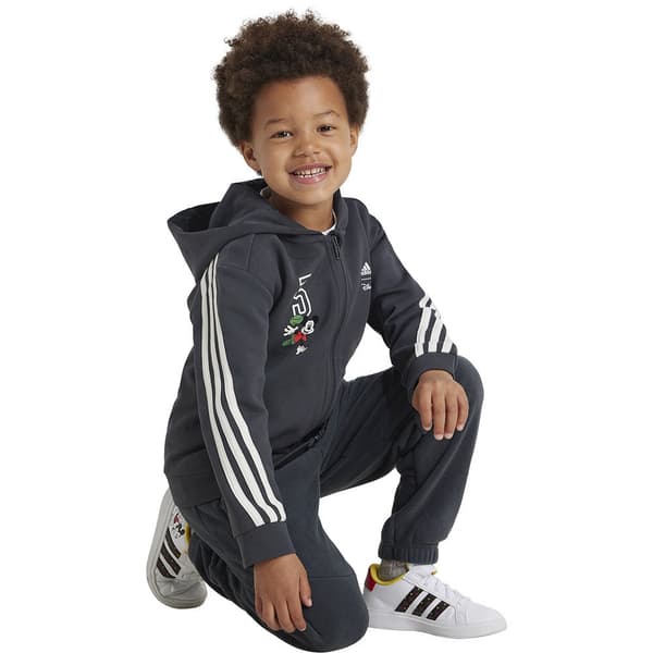 Adidas Disney Mickey Mouse Sweatshirt Med Dragkedja Grå 4-5 Years Pojke
