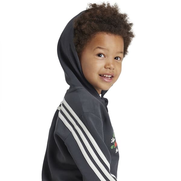 Adidas Disney Mickey Mouse Sweatshirt Med Dragkedja Grå 4-5 Years Pojke