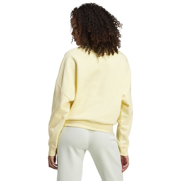 Adidas Essentials Small Logo Feel Cozy Sweatshirt Gul L Kvinde