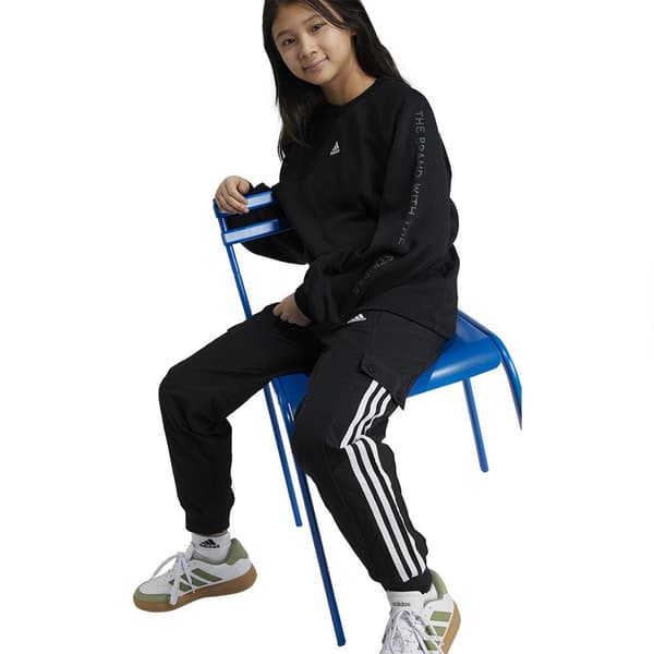 Adidas Jam Crew Tröja Svart 9-10 Years Flicka