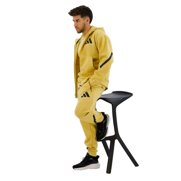 Adidas New Z.n.e Kokovetoketjullinen Collegepaita Keltainen S / Regular Mies