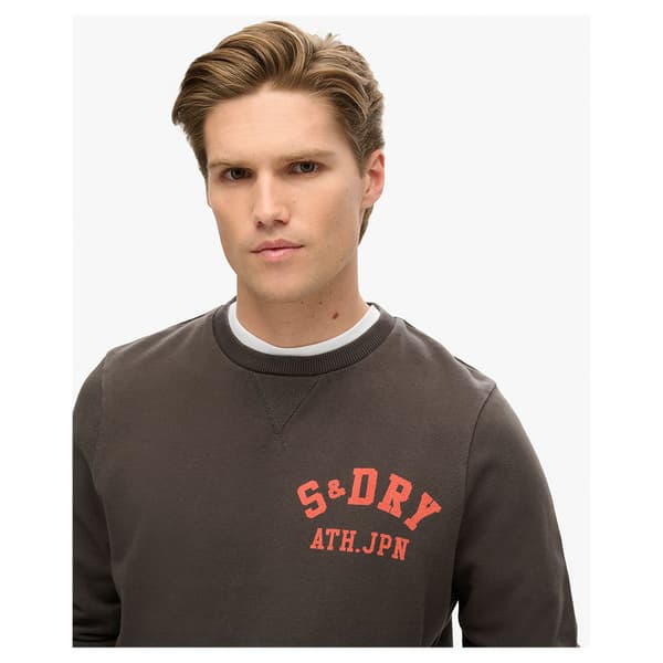 Superdry Athletic Printed Tröja Brun L Man