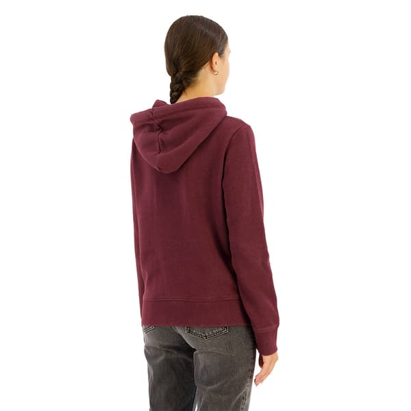Superdry Chenille Vl Graphic Huvtröja Röd M Kvinna