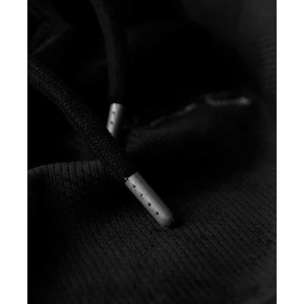 Superdry Country Club Velour Loose Huppari Musta S Nainen