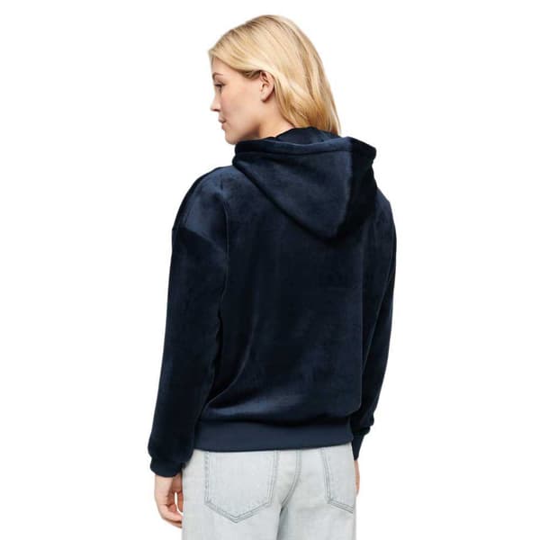Superdry Country Club Velour Loose Huppari Sininen M Nainen