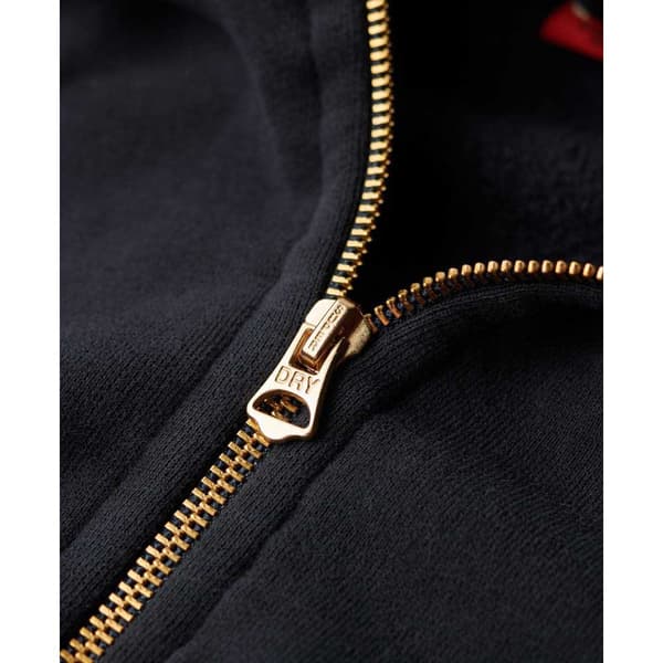 Superdry Essential Logo Sweatshirt Med Dragkedja Svart S Kvinna