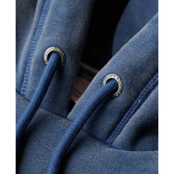 Superdry Essential Logo Huvtröja Blå M Kvinna