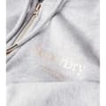 Miniatyrbild 1 av 2: Superdry Luxe Metallic Logo Sweatshirt Med Dragkedja Vit S Kvinna