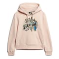 Miniatyrbild 1 av 3: Superdry New York Vl Graphic Huvtröja Rosa S Kvinna